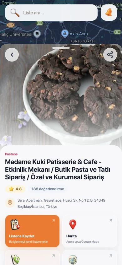 Mappzi gerçek Madame Kuki işletme detayları